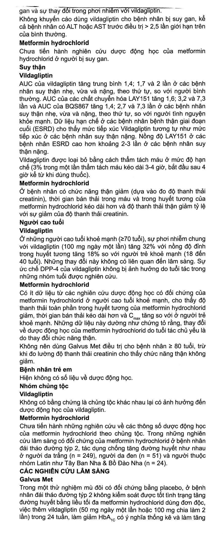 Galvus Met 50mg/850mg trị đái tháo đường tuýp 2 (6 vỉ x 10 viên) - 12
